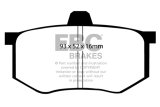EBC 08-16 Mitsubishi Lancer Evo 10 2.0 Turbo (1 piece rotor) Ultimax2 Rear Brake Pads thumbnail 3