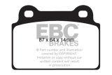 EBC 08-16 Mitsubishi Lancer Evo 10 2.0 Turbo (1 piece rotor) Yellowstuff Rear Brake Pads thumbnail 6