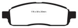 EBC 09 Ford F150 4.6 (2WD) 6 Lug Yellowstuff Front Brake Pads thumbnail 1