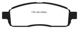 EBC 09 Ford F150 4.6 (2WD) 6 Lug Yellowstuff Front Brake Pads thumbnail 2