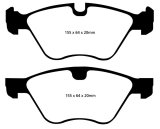 EBC 09+ BMW Z4 3.0 (E89) Ultimax2 Front Brake Pads thumbnail 2