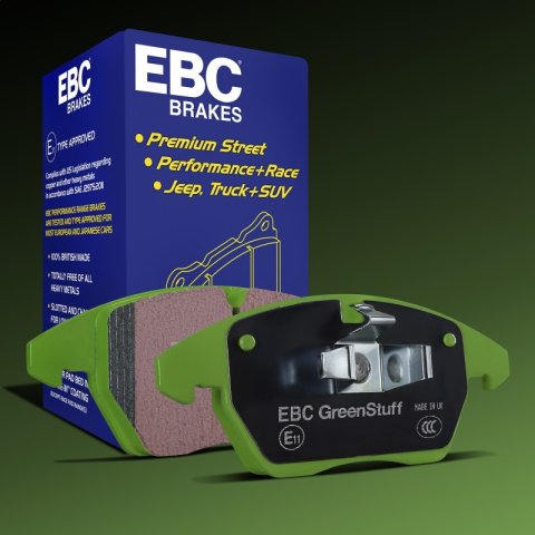 EBC 2017+ Alfa Romeo Giulia 2.0L Turbo Greenstuff Rear Brake Pads thumbnail 5