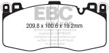 EBC 2015+ BMW X5M 4.4TT (F85) Bluestuff Front Brake Pads thumbnail 9