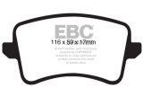 EBC 09-11 Audi A4 2.0 Turbo Ultimax2 Rear Brake Pads thumbnail 4