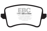 EBC 09-11 Audi A4 2.0 Turbo Ultimax2 Rear Brake Pads thumbnail 7