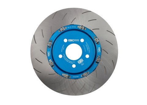 EBC Racing 2016+ Ford Focus RS (MK3) 2 Piece Floating Conversion SG Racing Front Rotors thumbnail 1