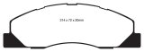 EBC 09-11 Dodge Ram 2500 Pick-up 5.7 2WD/4WD Greenstuff Front Brake Pads thumbnail 1