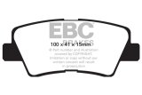 EBC 09-11 Hyundai Azera 3.3 Redstuff Rear Brake Pads thumbnail 4