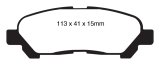 EBC 09-13 Toyota Highlander 2.7 2WD/4WD Greenstuff Rear Brake Pads thumbnail 2