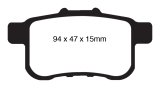 EBC 09-14 Acura TSX 2.4 Yellowstuff Rear Brake Pads thumbnail 1