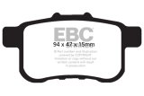 EBC 09-14 Acura TSX 2.4 Yellowstuff Rear Brake Pads thumbnail 5