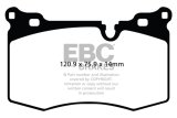 EBC 09-14 Mini Hardtop 1.6 Turbo J.C Works Greenstuff Front Brake Pads thumbnail 6