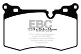 EBC 09-14 Mini Hardtop 1.6 Turbo J.C Works Yellowstuff Front Brake Pads thumbnail 6