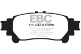 EBC 10+ Lexus RX350 3.5 (Japan) Extra Duty Rear Brake Pads thumbnail 4