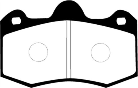 EBC 10+ Lotus Evora 3.5 Redstuff Front Brake Pads thumbnail 5