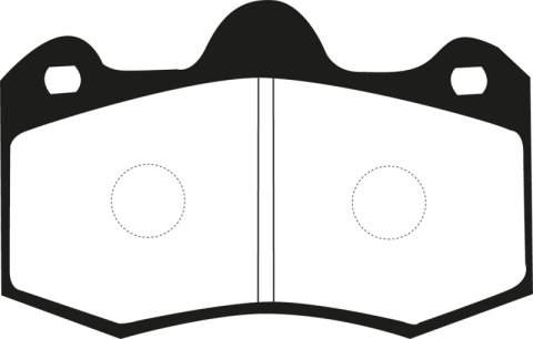 EBC 10+ Lotus Evora 3.5 Redstuff Front Brake Pads thumbnail 6
