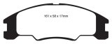 EBC 10-11 Ford Focus 1.6 Yellowstuff Front Brake Pads thumbnail 2