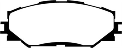 EBC 10-12 Lexus HS250h 2.4 Hybrid Redstuff Front Brake Pads thumbnail 6