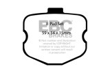 EBC 10-13 Chevrolet Corvette (C6) 6.2 Grand Sport Bluestuff Front Brake Pads thumbnail 4