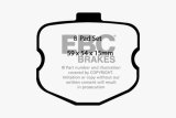 EBC 10-13 Chevrolet Corvette (C6) 6.2 Grand Sport Yellowstuff Rear Brake Pads thumbnail 6