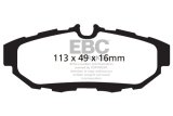 EBC 10-14 Ford Mustang 3.7 Greenstuff Rear Brake Pads thumbnail 3