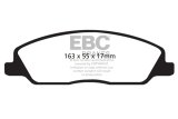 EBC 10-14 Ford Mustang 3.7 Redstuff Front Brake Pads thumbnail 4