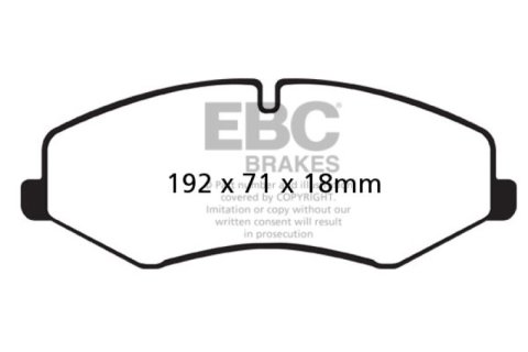EBC 10-14 Land Rover LR4 5 Yellowstuff Front Brake Pads thumbnail 6
