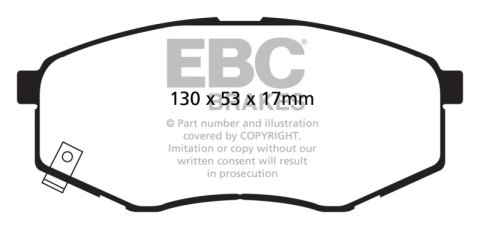 EBC 10-15 Hyundai Tucson 2.0 FWD Ultimax2 Front Brake Pads thumbnail 4