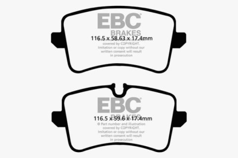 EBC 11 Audi A6 2.0 Turbo Greenstuff Rear Brake Pads thumbnail 5