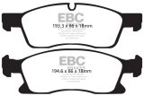 EBC 11+ Dodge Durango 3.6 Ultimax2 Front Brake Pads thumbnail 2