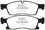 EBC 11+ Dodge Durango 3.6 Ultimax2 Front Brake Pads thumbnail 5