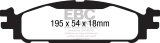 EBC 11+ Ford Explorer 2.0 Turbo 2WD Greenstuff Front Brake Pads thumbnail 5