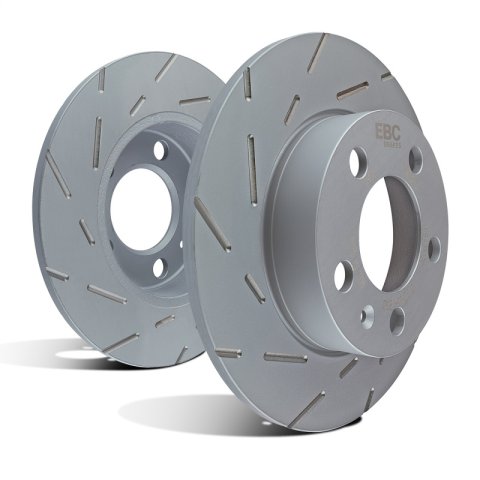 EBC 11+ Lexus CT200h 1.8 Hybrid USR Slotted Rear Rotors thumbnail 5