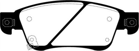EBC 11-13 Infiniti G25 2.5 Redstuff Front Brake Pads thumbnail 7