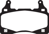 EBC 11-15 Chevrolet Camaro (5th Gen) 6.2 Yellowstuff Front Brake Pads thumbnail 1