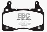 EBC 11-15 Chevrolet Camaro (5th Gen) 6.2 Yellowstuff Front Brake Pads thumbnail 7