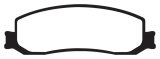 EBC 12 Ford F250 (inc Super Duty) 6.2 (2WD) Greenstuff Front Brake Pads thumbnail 6