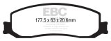 EBC 12 Ford F350 (inc Super Duty) 6.2 DRW 2WD Yellowstuff Front Brake Pads thumbnail 5