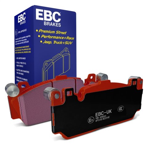 EBC 12+ BMW M5 4.4 Twin Turbo (F10) Redstuff Front Brake Pads thumbnail 2