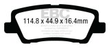 EBC 12+ Cadillac ATS 2.0 Turbo Greenstuff Rear Brake Pads thumbnail 3