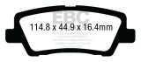 EBC 12+ Cadillac ATS 2.0 Turbo Greenstuff Rear Brake Pads thumbnail 5