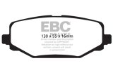 EBC 12+ Chrysler Town & Country 3.6 Yellowstuff Rear Brake Pads thumbnail 4