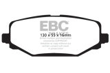EBC 12+ Chrysler Town & Country 3.6 Yellowstuff Rear Brake Pads thumbnail 5