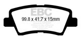 EBC 12+ Hyundai Azera 3.3 Ultimax2 Rear Brake Pads thumbnail 6