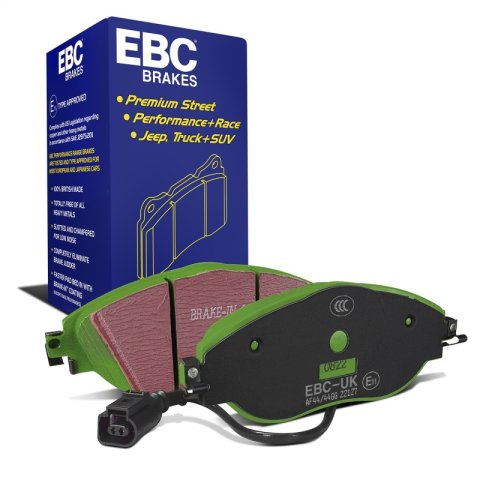 EBC 12+ Volkswagen CC 3.6 Greenstuff Front Brake Pads thumbnail 3