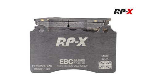 EBC Racing 06-09 Audi RS4 4.2L (Cast Iron Rotors) RP-X Rear Brake Pads thumbnail 7