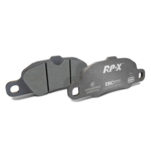 EBC Racing 09-12 Porsche 911 (997) Carrera 2 3.6L (Cast Iron Rotor Only) RP-X Front Brake Pads thumbnail 1