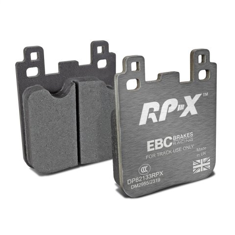 EBC Racing 16-18 BMW M2 3.0L Turbo RP-X Rear Brake Pads thumbnail 1