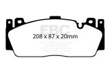 EBC Racing 2018+ BMW M2 Competition 3.0L Twin Turbo RP-X Front Brake Pads thumbnail 3