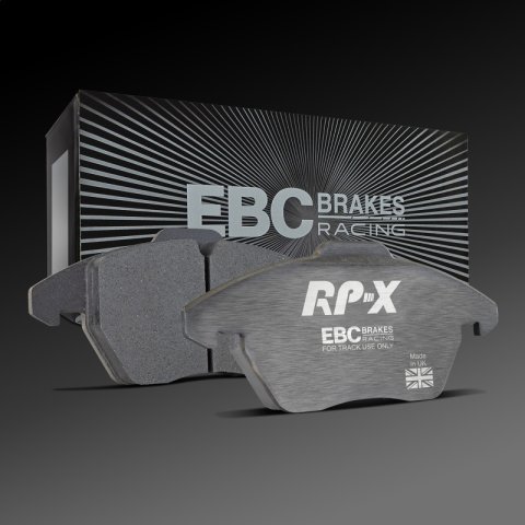 EBC Racing 08-11 Lotus Exige 1.8L Supercharged (240) RP-X Rear Brake Pads thumbnail 1